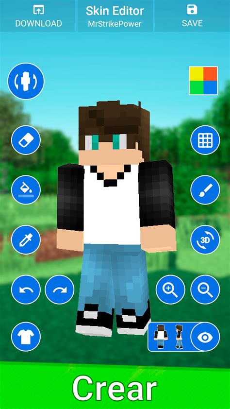 editor de skins de minecraft|More.